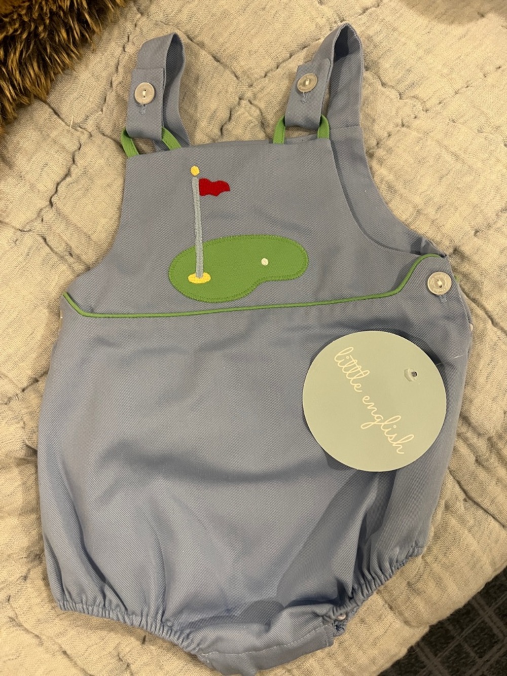 Little English Golf Light Blue Bubble